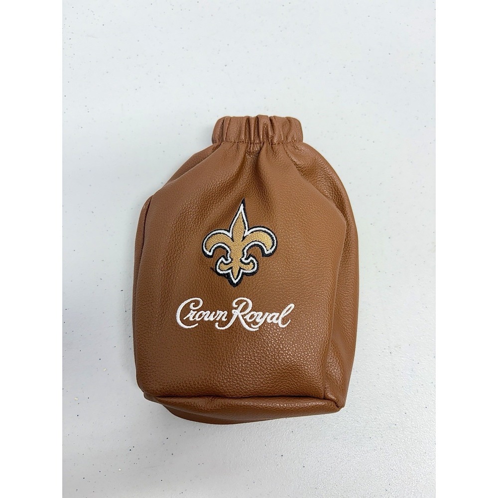 New Orleans Saints Special Edition Crown Royal Bag Football NFL Empty Bag Only